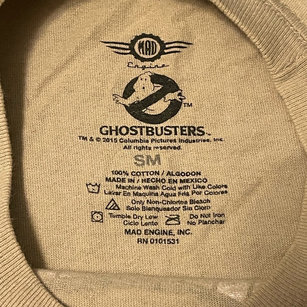 Ghostbusters Venkman Glowing Slimed T-shirt GUC - Picture 3 of 5